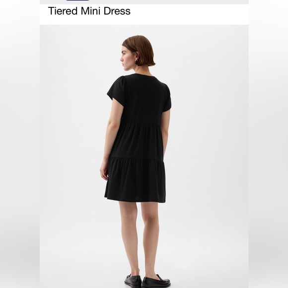 V-Neck Tiered Mini Dress - Picture 3 of 5